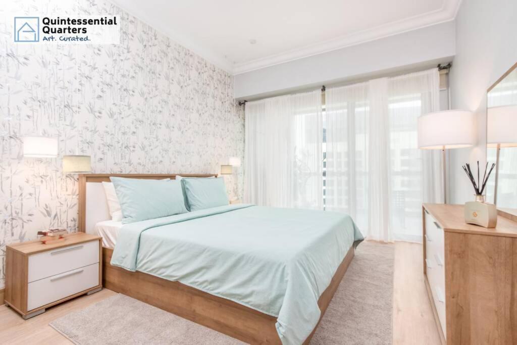 Downtown Cozy Home + Partitioned Living Room 두바이 외부 사진