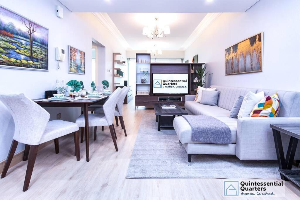 Downtown Cozy Home + Partitioned Living Room 두바이 외부 사진